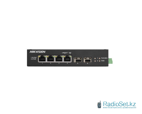 Коммутатор Hikvision DS-3T0506HP-E/HS